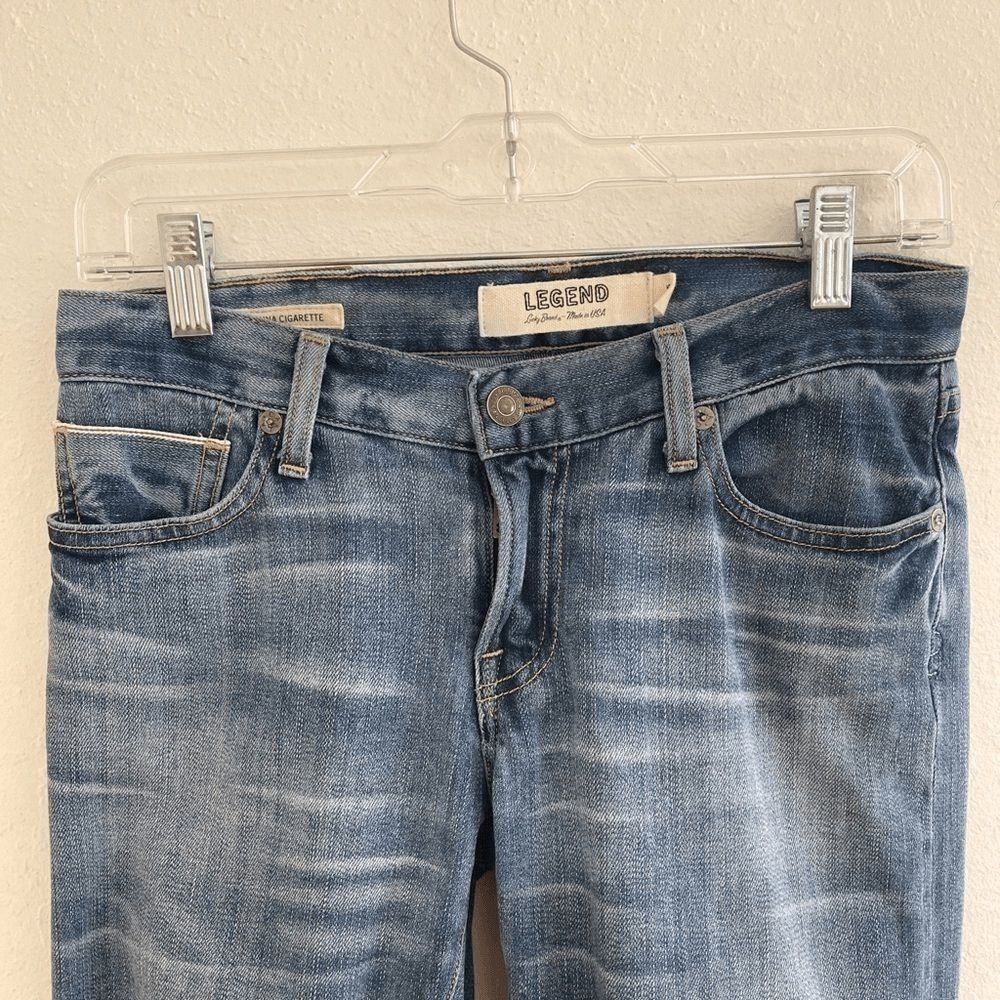 LUCKY BRAND LEGEND Sienna Cigarette Selvedge Jeans Size 25 - Picture 4 of 11